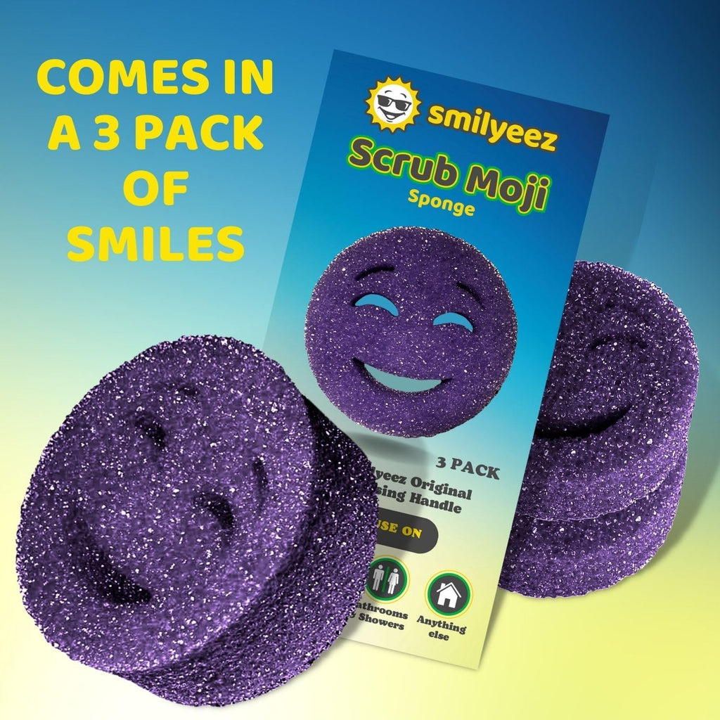 The Original Scrub Moji Temperature-Sensitive Scrubbing Sponge