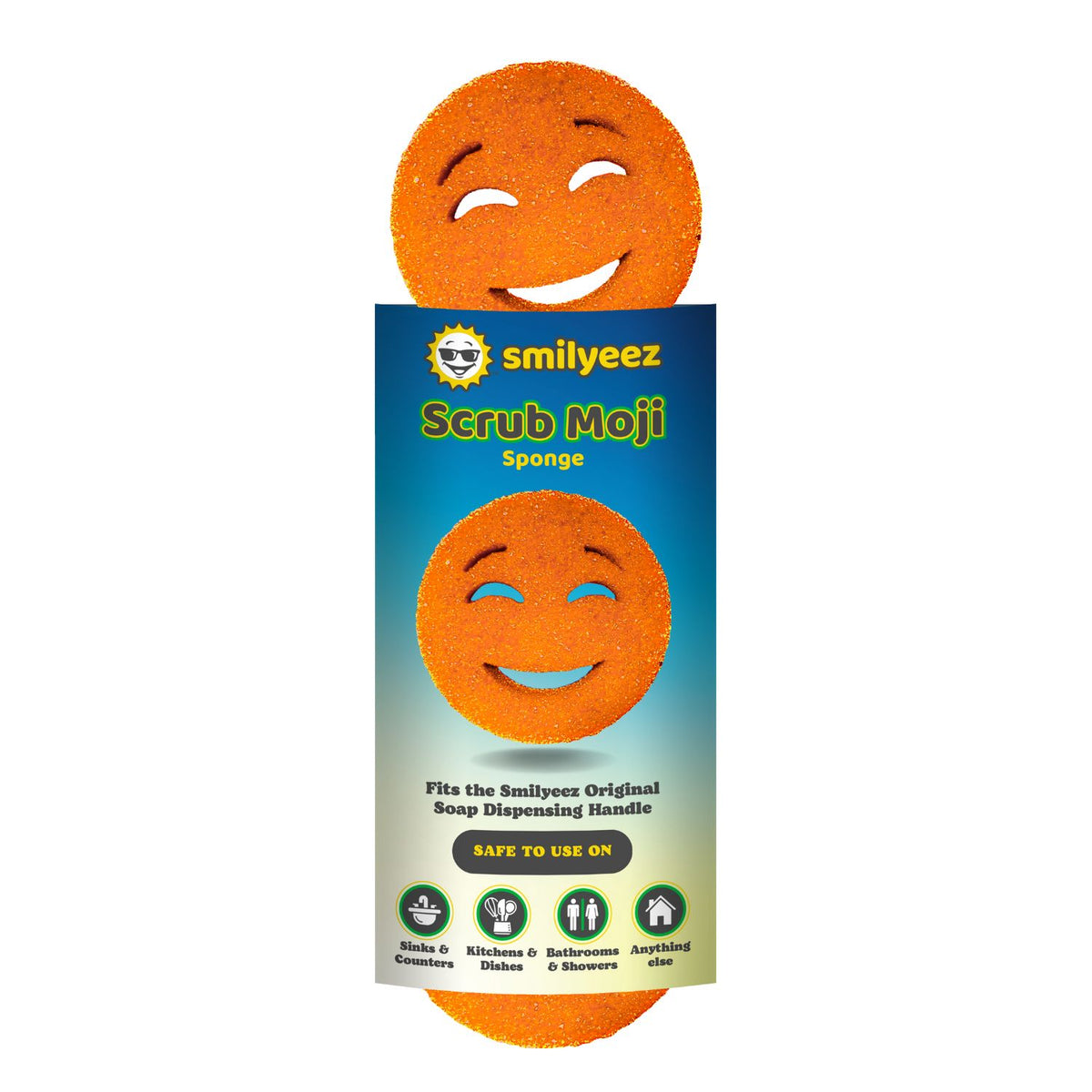 The Original Scrub Moji Temperature-Sensitive Scrubbing Sponge