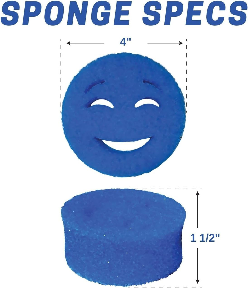 The Original Scrub Moji Temperature-Sensitive Scrubbing Sponge