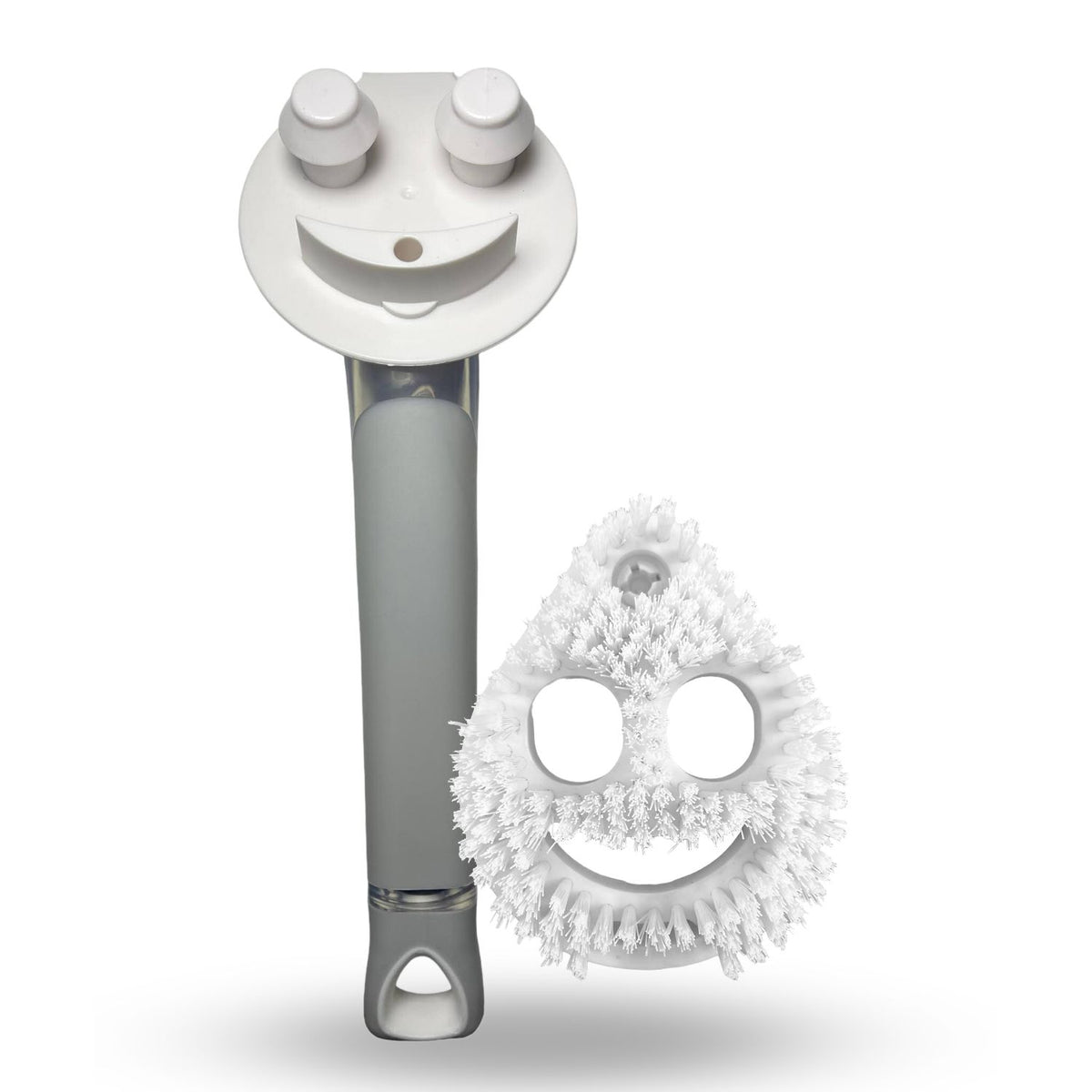 Scrub Moji - Smiling Sponge Handle - Smiling Scrub Brush Combo