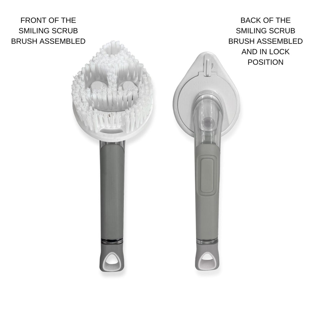 Scrub Moji - Smiling Sponge Handle - Smiling Scrub Brush Combo