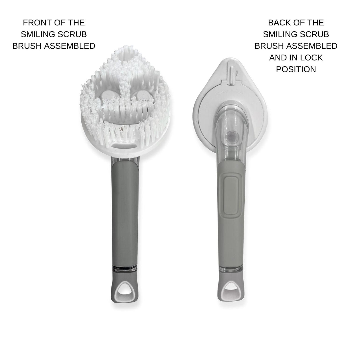 Scrub Moji - Smiling Sponge Handle - Smiling Scrub Brush Combo