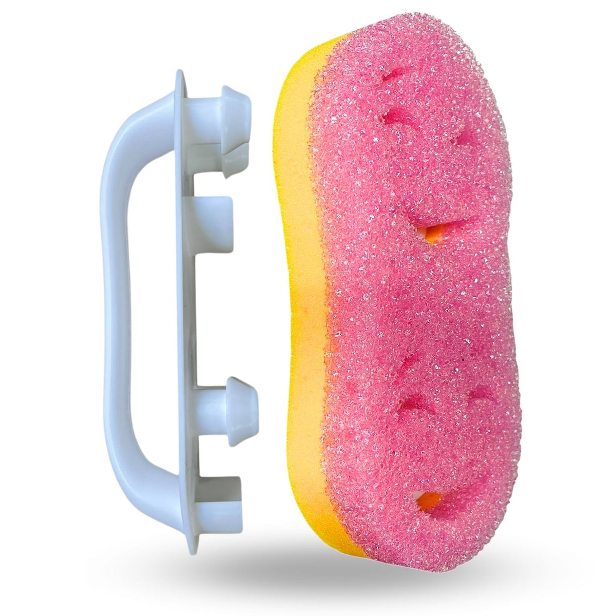 Scrub Moji - Double Handle With a Double Moji Sponges Combo