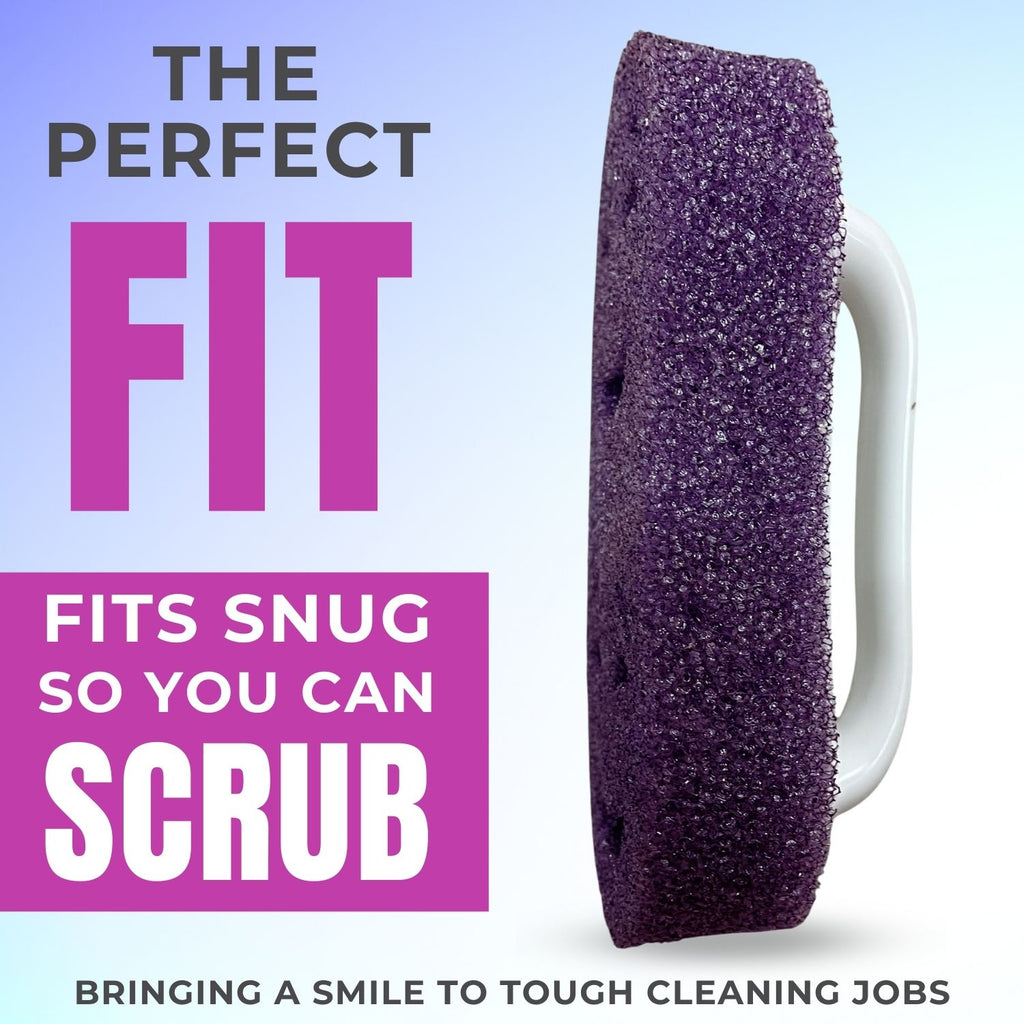 Scrub Moji - Double Handle With a Double Moji Sponges Combo