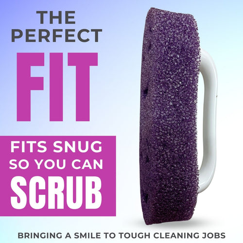 Scrub Moji - Double Handle With a Double Moji Sponges Combo