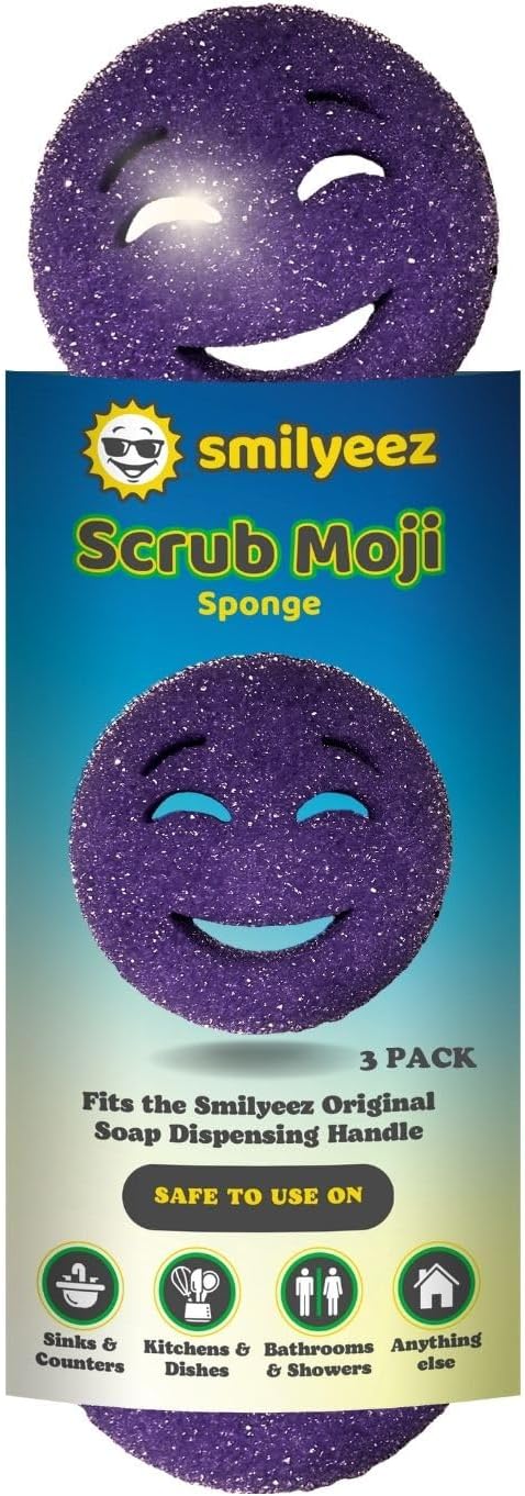 The Original Scrub Moji Temperature-Sensitive Scrubbing Sponge