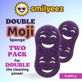 The Original Double Moji Temperature-Sensitive Scrubbing Sponge